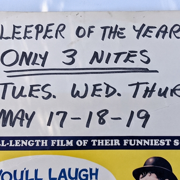 *SOLD* Laurel & Hardy's Laughing 20's 1965 Orig.  Movie Poster Rare 22×14" - Picture 10 of 12